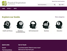 Tablet Screenshot of practicalinspiration.com